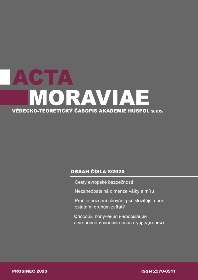 Acta Moraviae 8/2020
