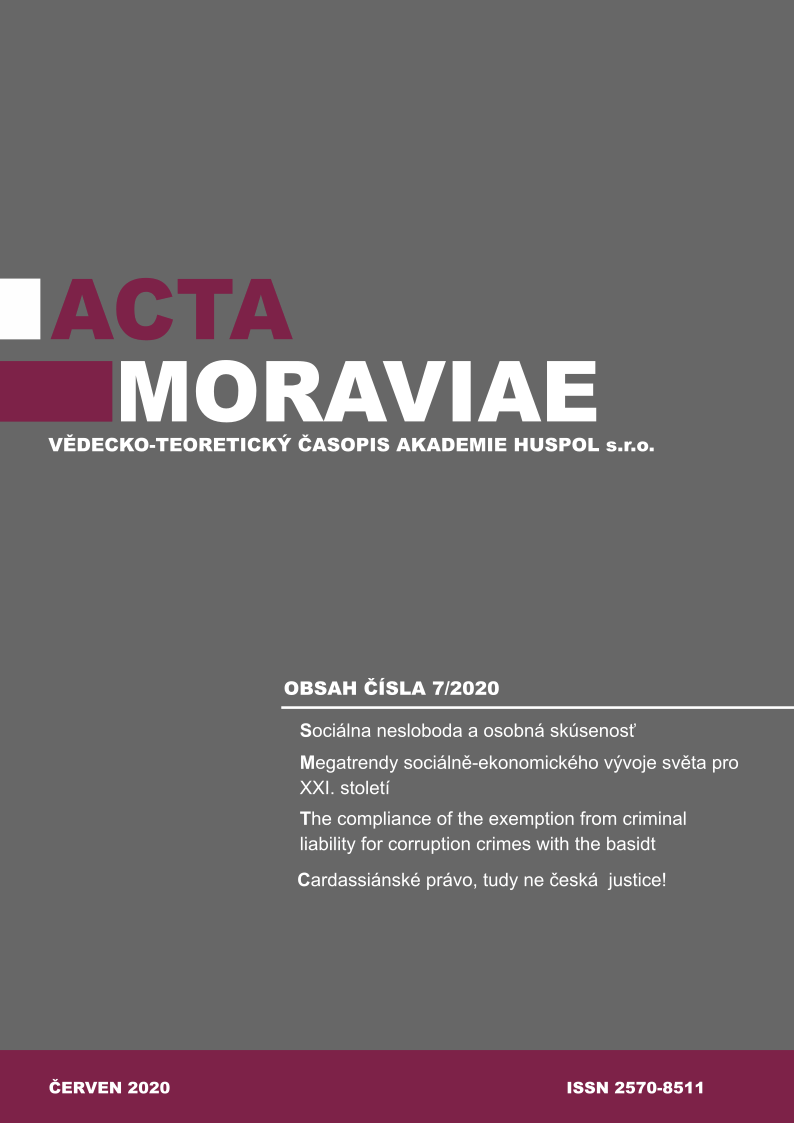Acta Moraviae 7/2020